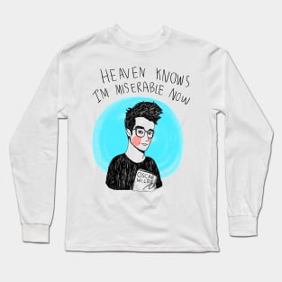 Heavens Knows i'm miserable now Long Sleeve T-Shirt